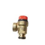 شیر اطمینان برنجی بیرون رزوه (scopo)